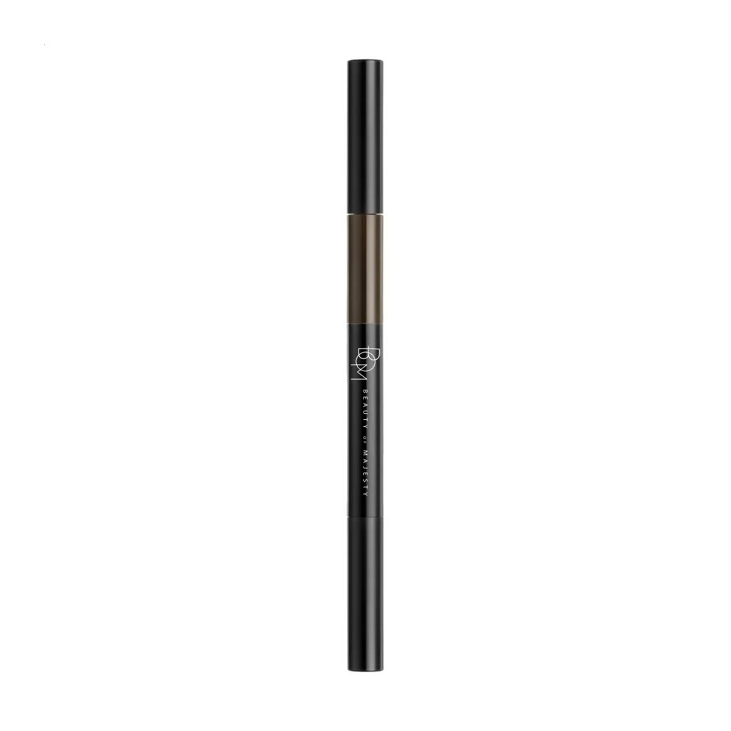 Олівець для брів 3 в 1 Beauty of Majesty 3 in 1 Triple Edge Eyebrow 03 Choco Brown, 0.2 г + 0.4 г